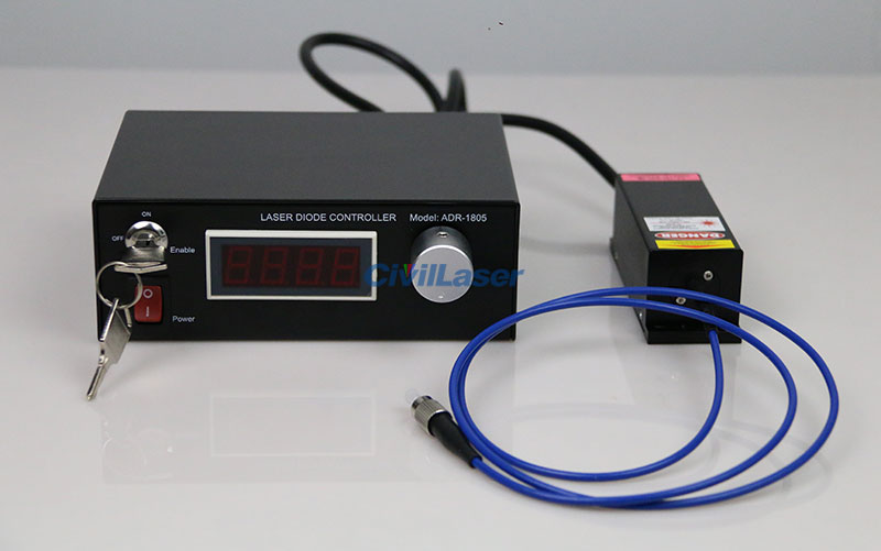 SM fiber coupled laser